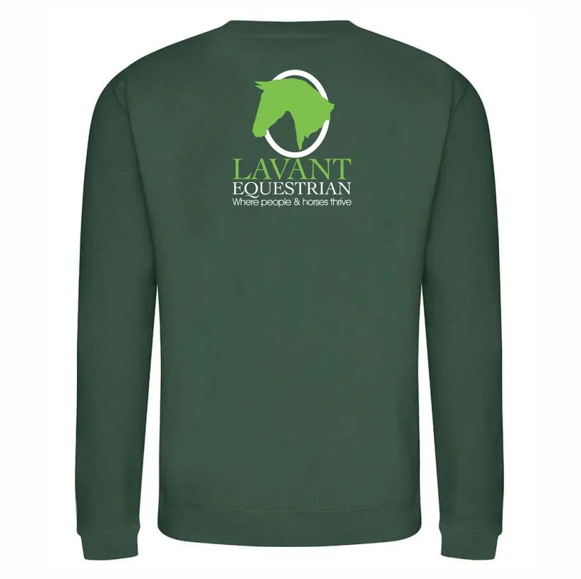 Lavant Bottle Green Sweatshirt Back.webp