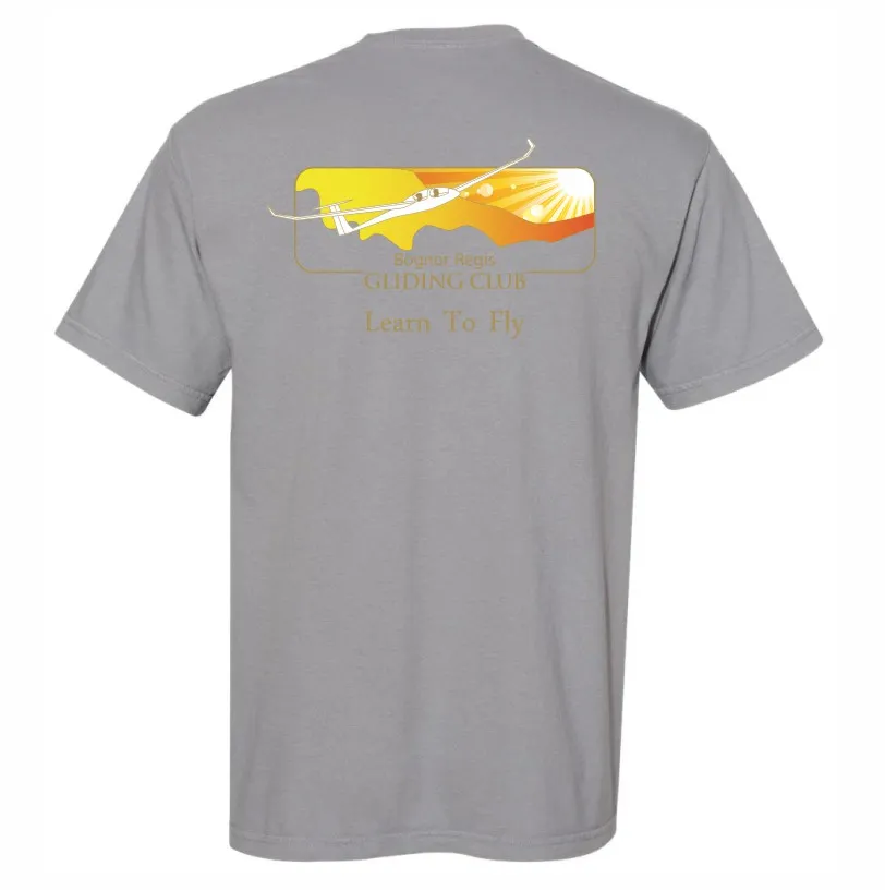Gliding Club Cotton Tee Grey Back.webp