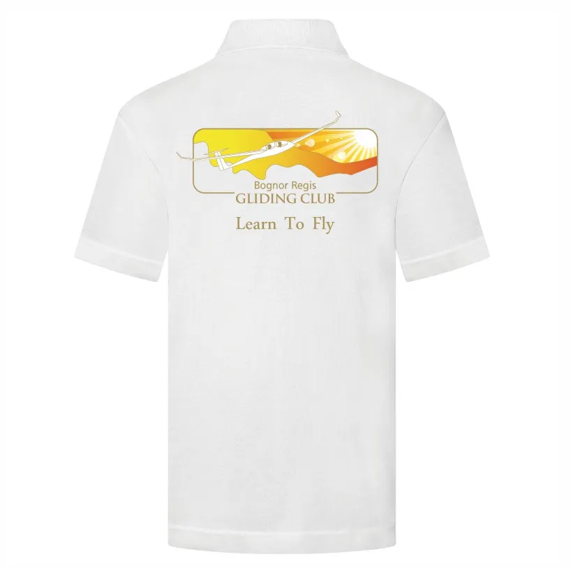 Gliding Club Polo White Back.webp