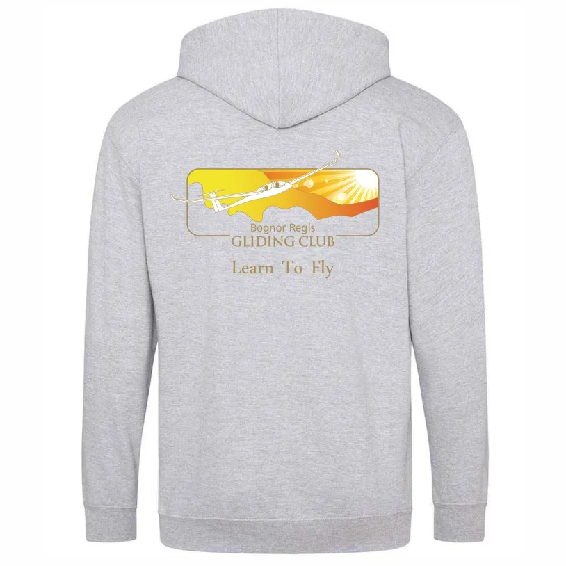 Gliding Club Zoodie Grey Back.webp