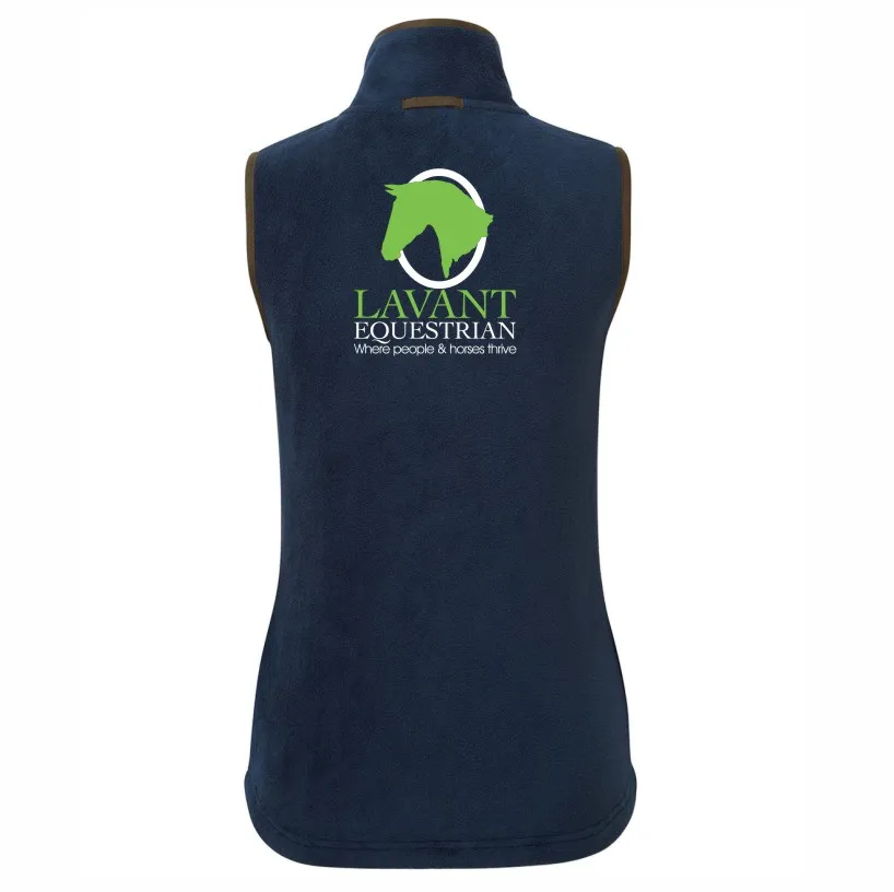 Lavant Ladies Artisan Gilet Navy Back.webp