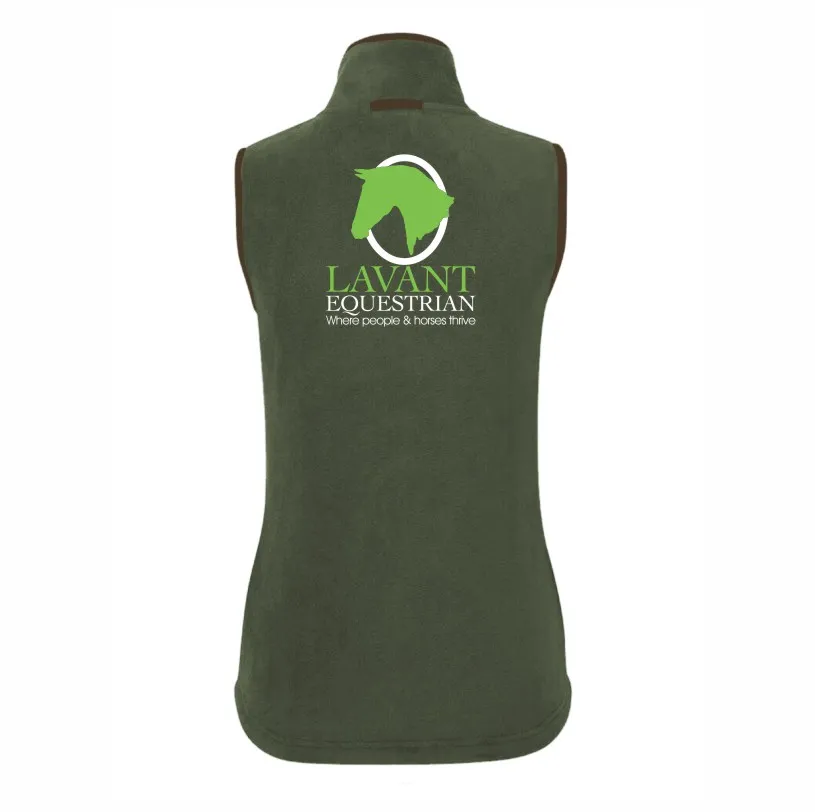 Lavant Ladies Artisan Gilet Green Back.webp
