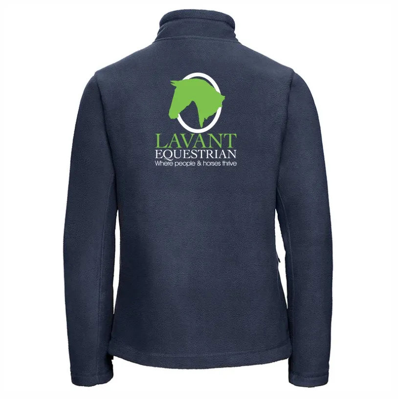 Lavant Ladies Fleece Navy Back.webp