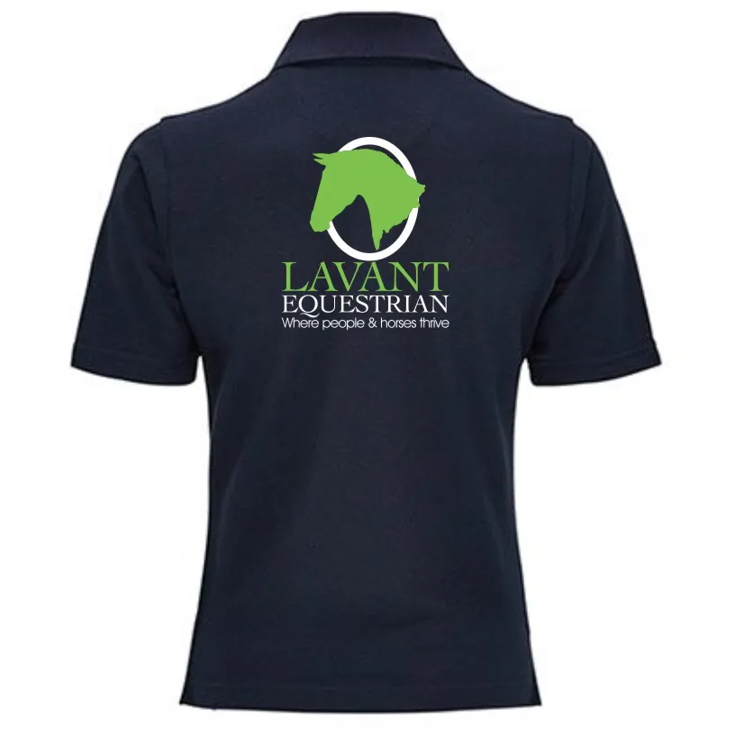 Lavant Ladies Polo Navy Back.webp