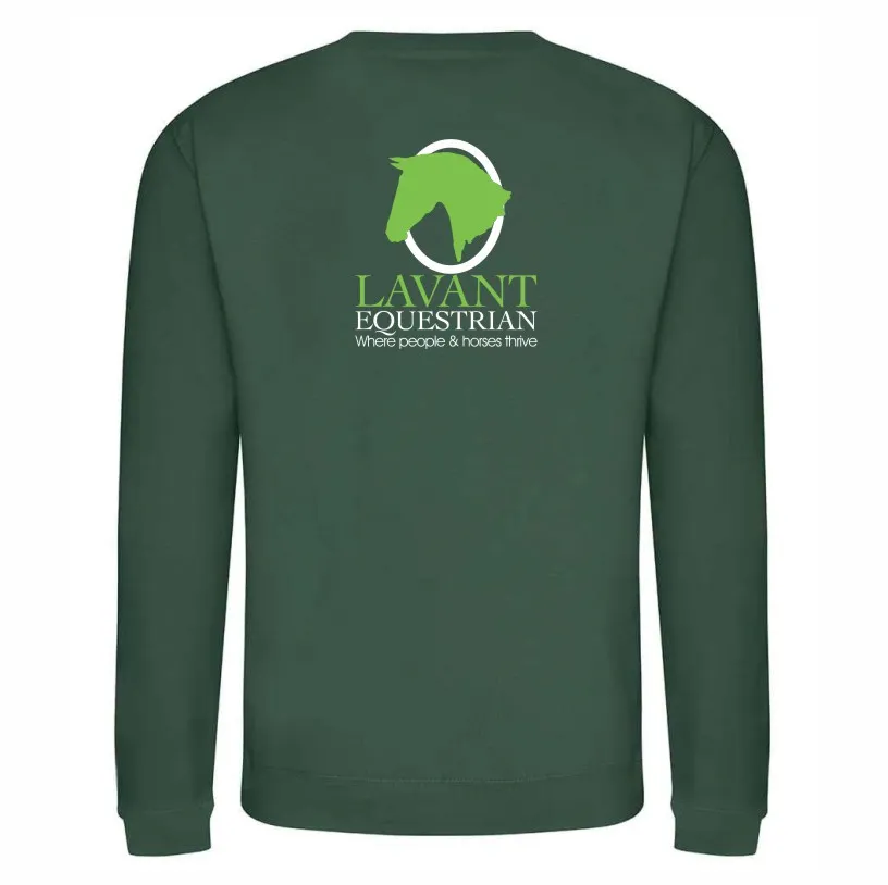 Lavant Bottle Green Sweatshirt Back.webp