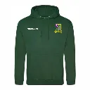 Bognor Rugby Unisex Bottle Green Hoodie Front.webp