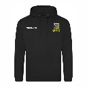 Bognor Rugby Unisex Black Hoodie Front.webp