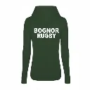 Bognor Rugby Womens Green Hoodie Back.webp