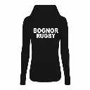 Bognor Rugby Womens Black Hoodie Back.webp