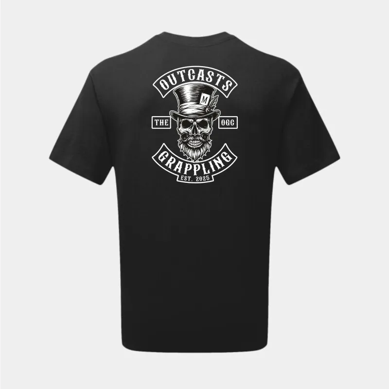 Outcasts SNR Black Skull Shirt Back.webp