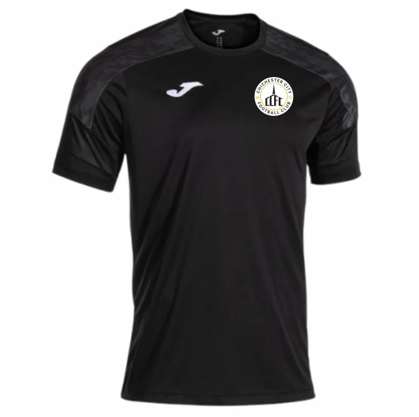 Chi City Championship 8 T Shirt Black Grey.webp