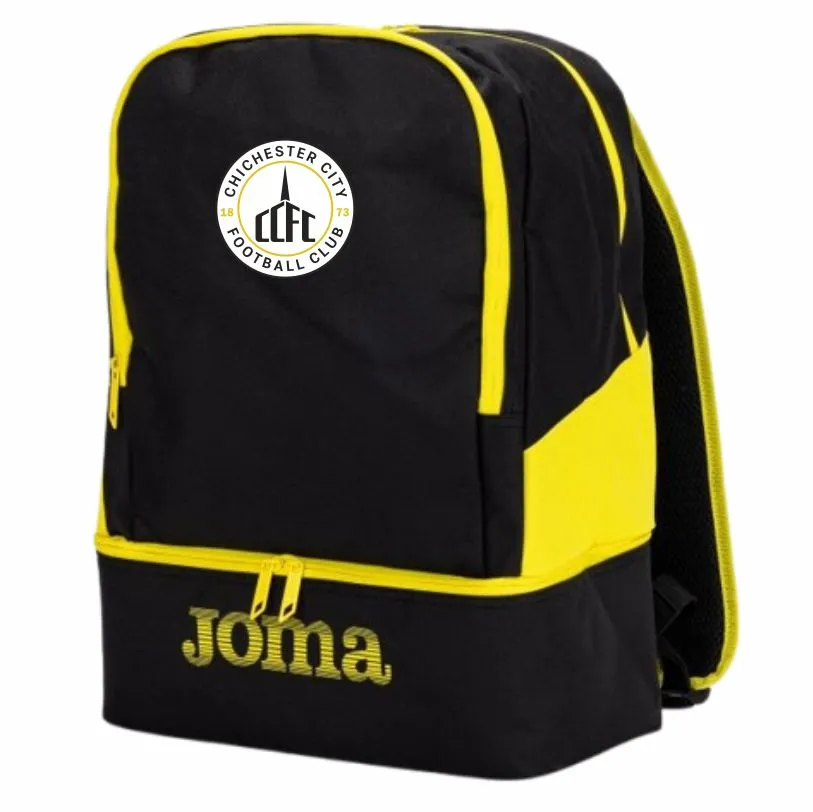 Chi City Estadio Rucksack Black Yellow.webp