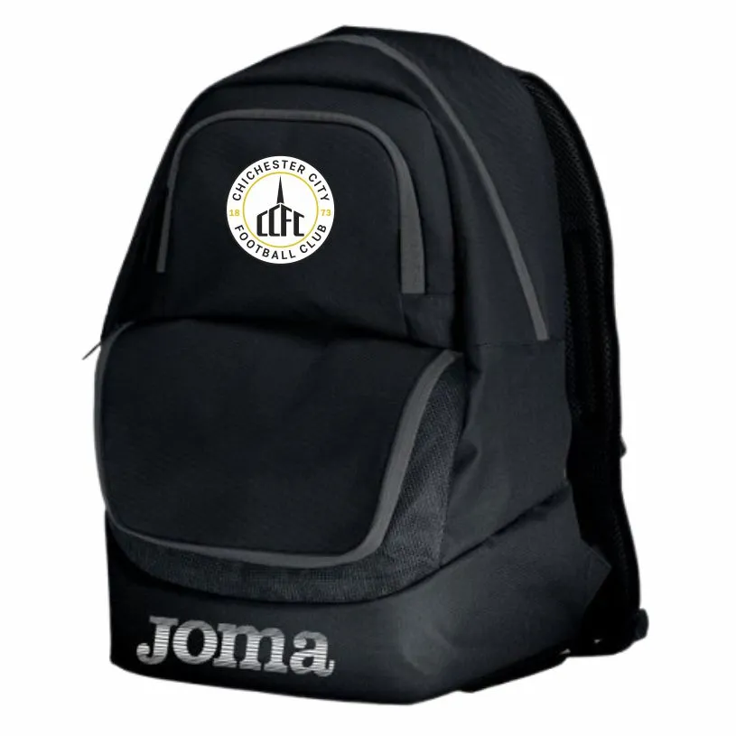 Chi City Diamond Rucksack Black Grey.webp
