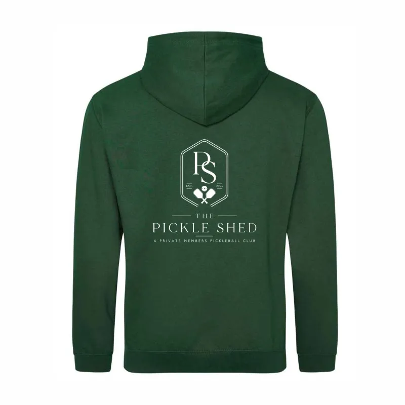 The Pickle Shed Unisex Hoodie Back.webp