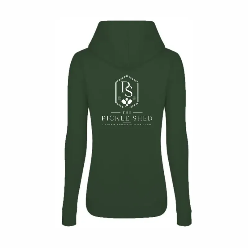 The Pickle Shed Ladies Hoodie Back.webp