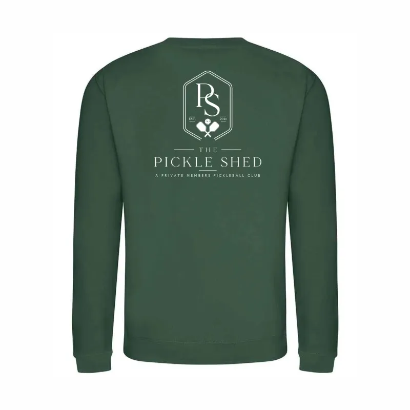 The Pickle Shed Unisex Sweatshirt Back.webp