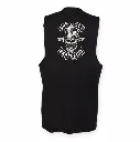 Outcasts SNR Vest Black Back Skull.webp
