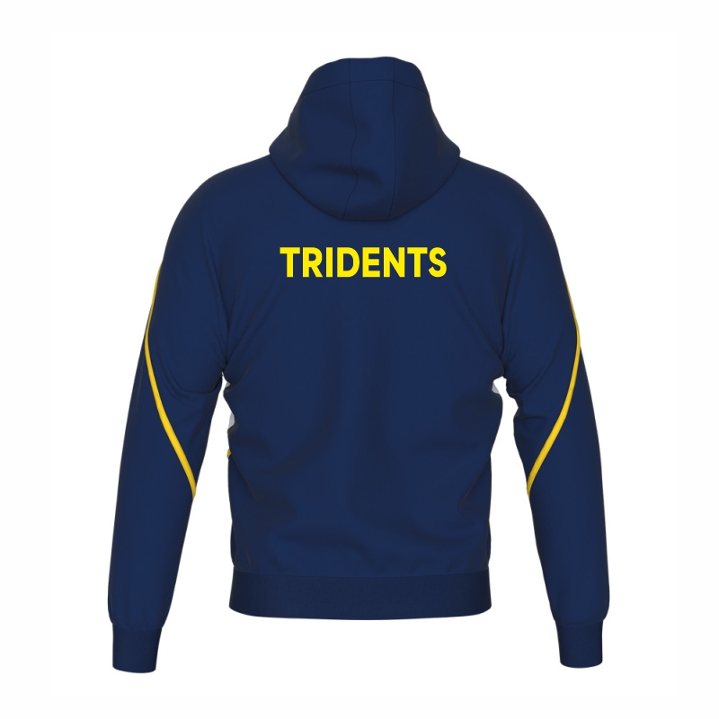 Arun Tridents Zipped Poly Hoodie