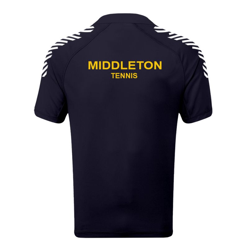 Middleton Tennis/Squash/Table Tennis Unisex Match Polo Shirt Navy