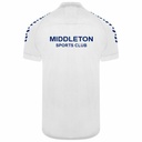 Middleton Tennis/Squash/Table Tennis Unisex Match Polo Shirt White