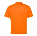 Sussex Umpire Orange Polo Shirt Plain Back.webp