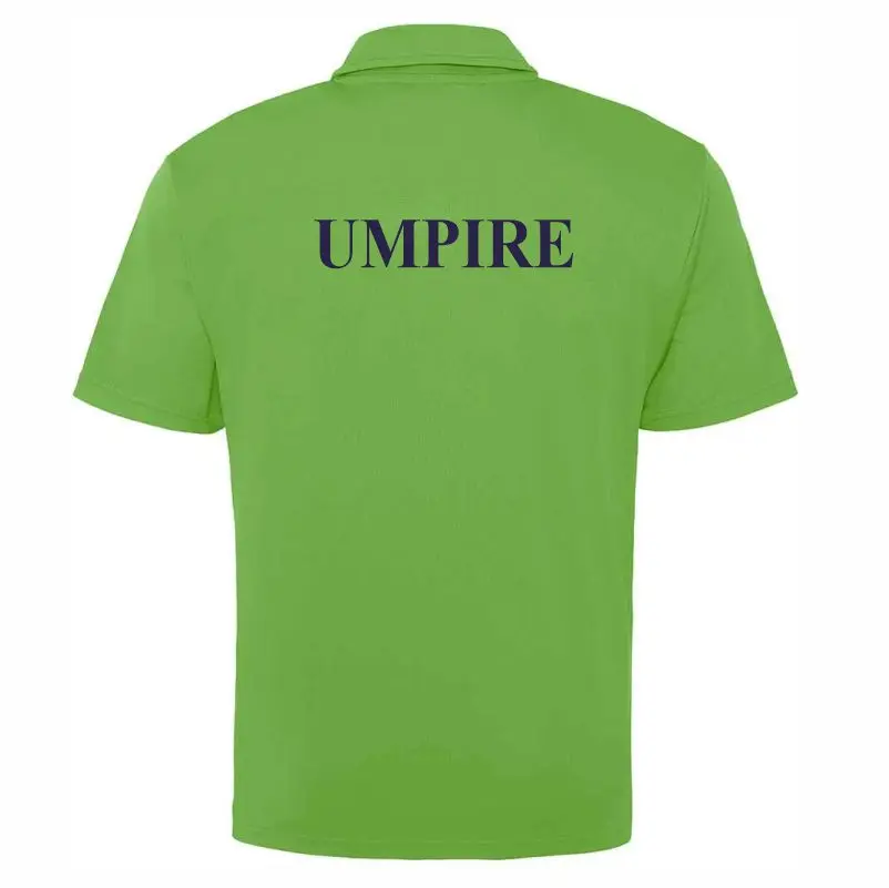 Sussex Umpire Green Polo Shirt Back Umpire.webp