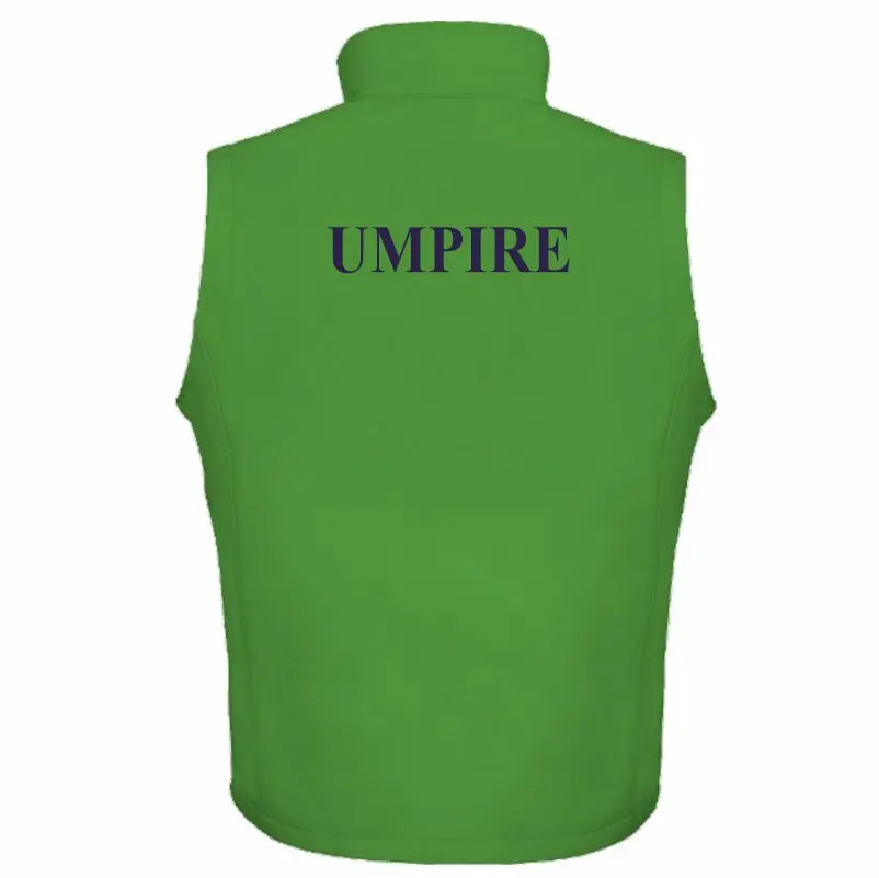 Sussex Umpire Green Gilet Umpire Back.webp
