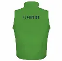 Sussex Umpire Green Gilet Umpire Back.webp