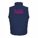 Sussex Umpire Navy Gilet Back Sussex Umpire.webp