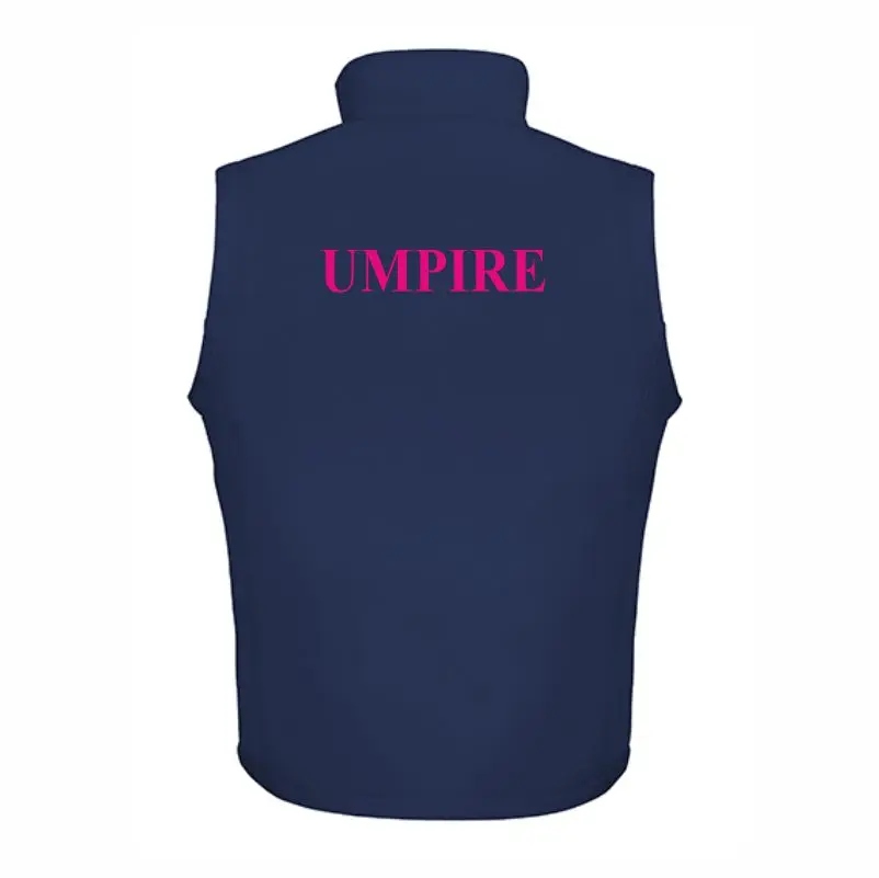 Sussex Umpire Navy Gilet Back Umpire.webp