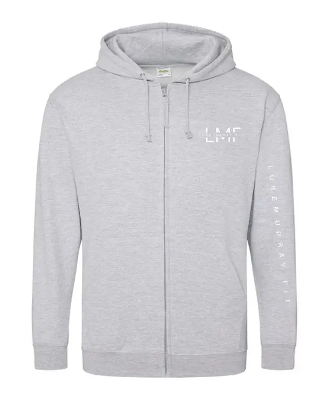 JH050 Zipped Grey Hoodie.webp