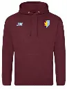 Newtown Maroon Hoodie Front.webp