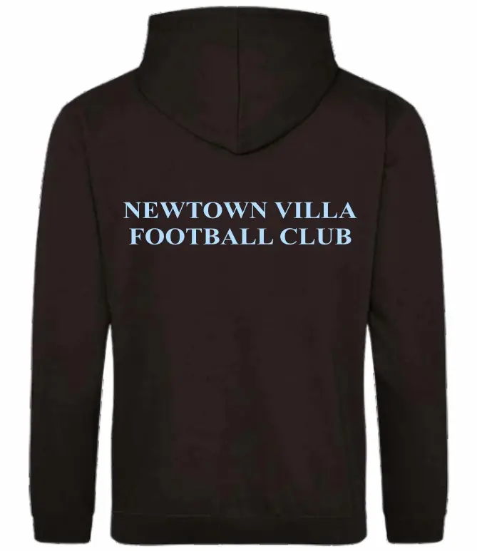 Newtown Black Hoodie Back.webp
