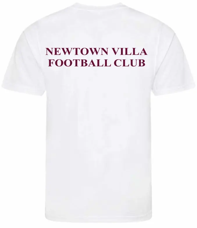 Newtown White Shirt Back.webp