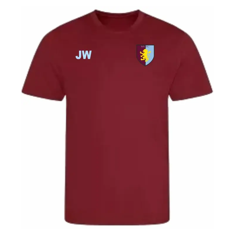 Newtown Maroon Shirt Front.webp