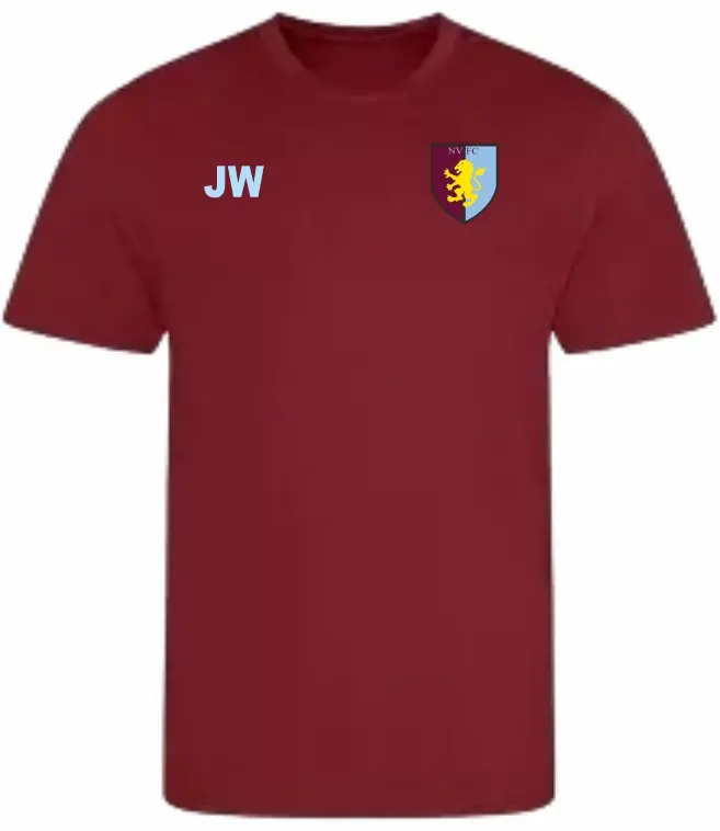 Newtown Maroon Shirt Front.webp
