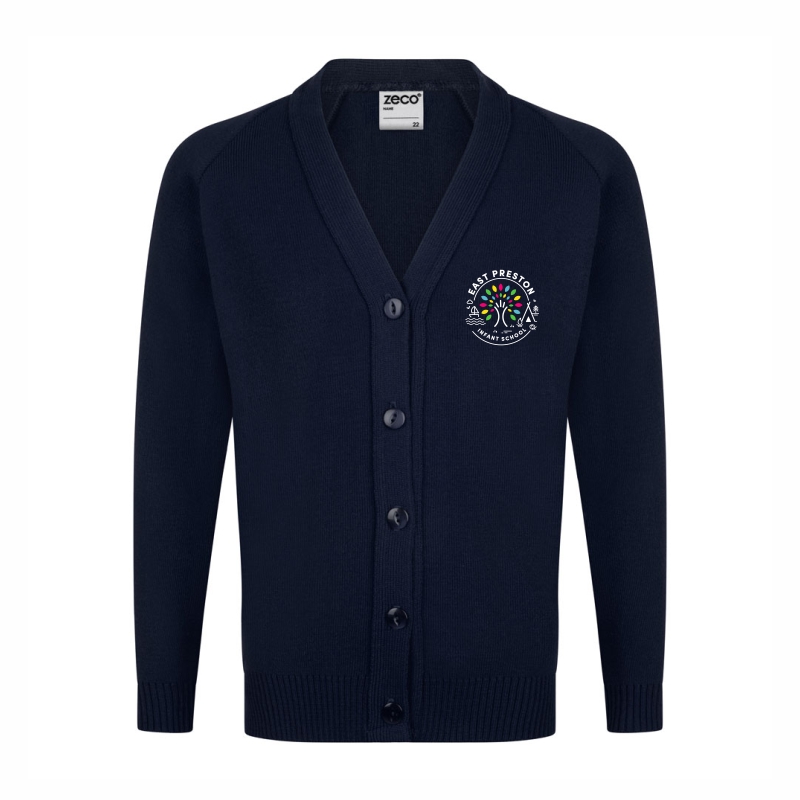 [013123007003] East Preston Infants School Cardigan (3-4 Years)