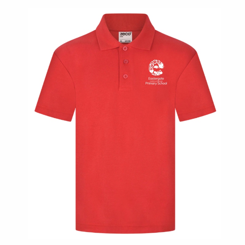Eastergate CE Primary School PE Polo (RED)
