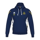 Arun Tridents Zipped Poly Hoodie