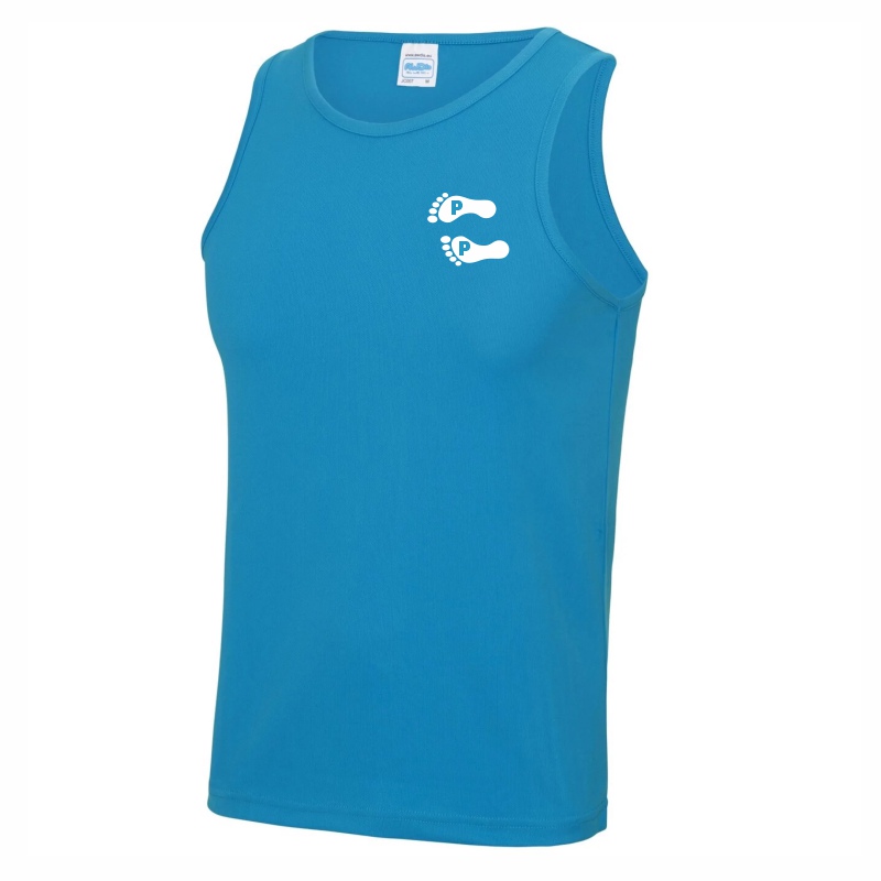 [JW - 13167] Plodders Running Club Men's Vest (S, Name)