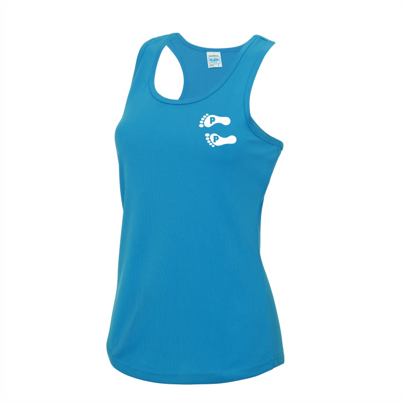 [JW - 13189] Plodders Running Club Women's Vest (XS, Name)