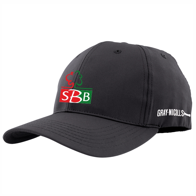 Bognor Regis Cricket Club Pro Fit Cap (Small / Medium, Black, Initials)