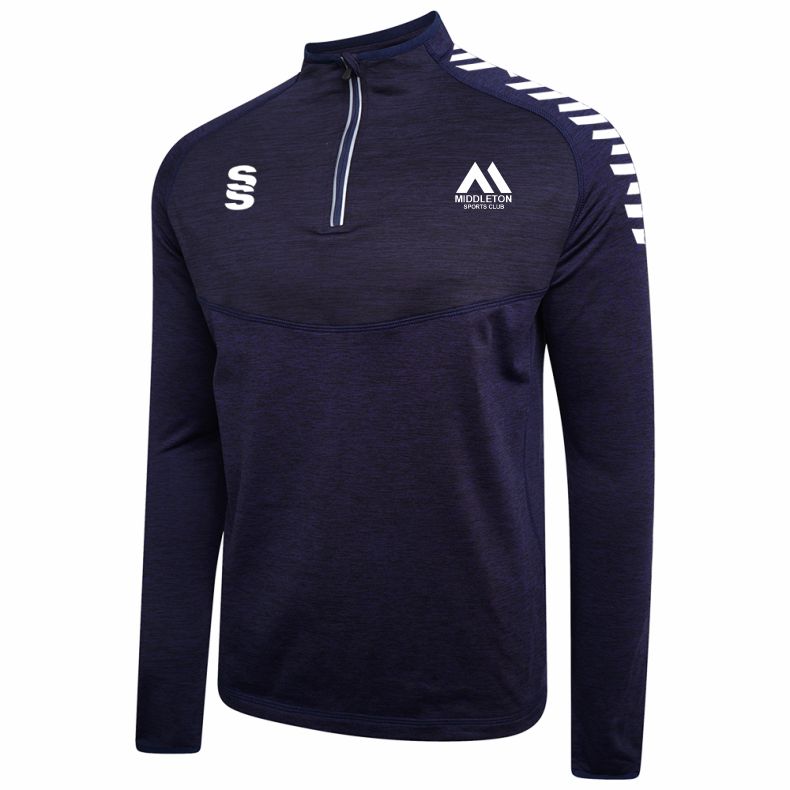 Middleton Sport Club Unisex Dual ¼ Zip Performance Top