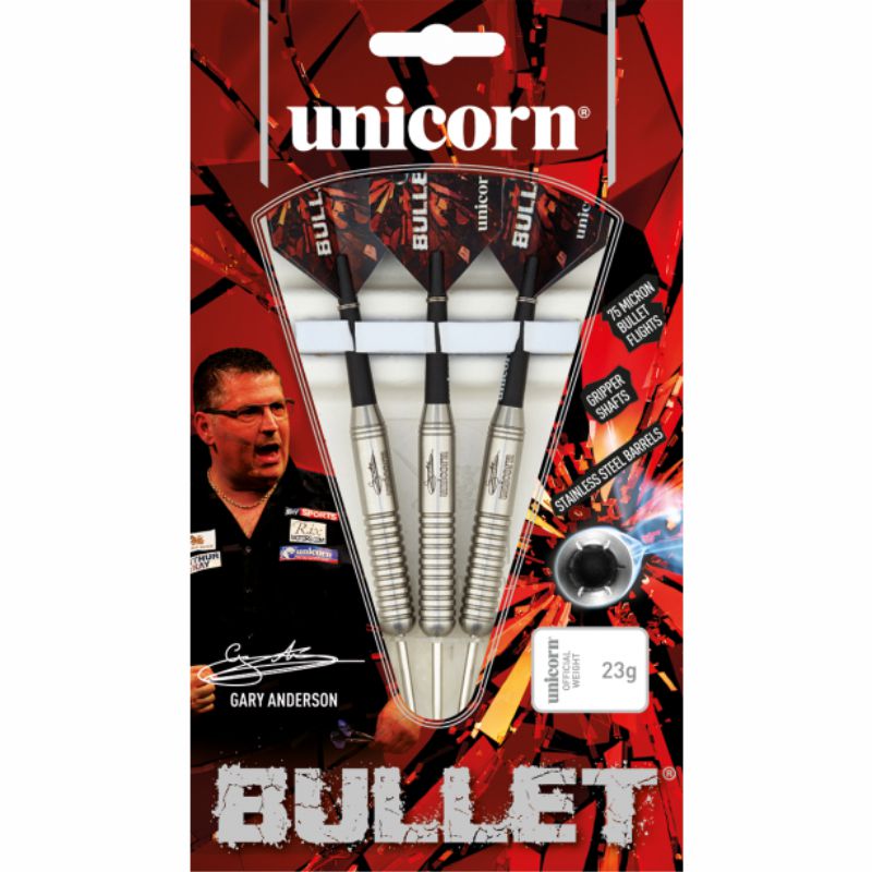 Unicorn Gary Anderson Stainless Steel Bullet Dart (21g)