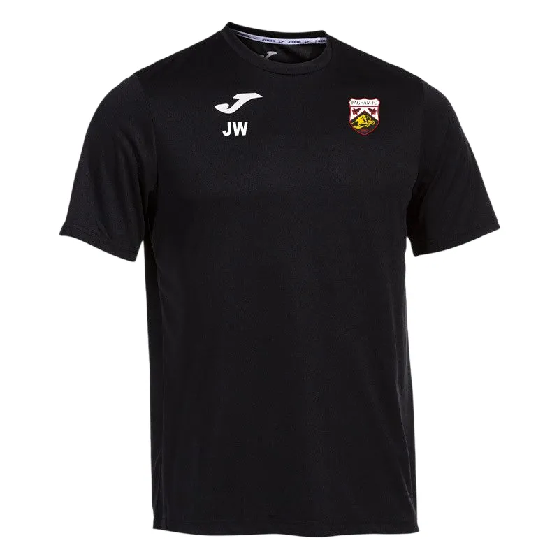 Pagham Youth FC Coaches T Shirt (SMALL, Black, Initials)