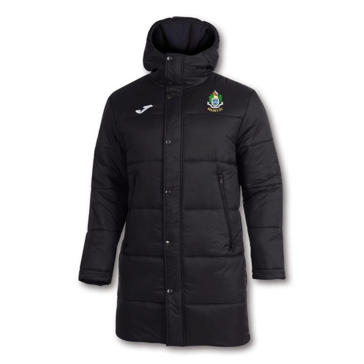 Selsey Youth FC Coaches Long Anorak (S, Black)