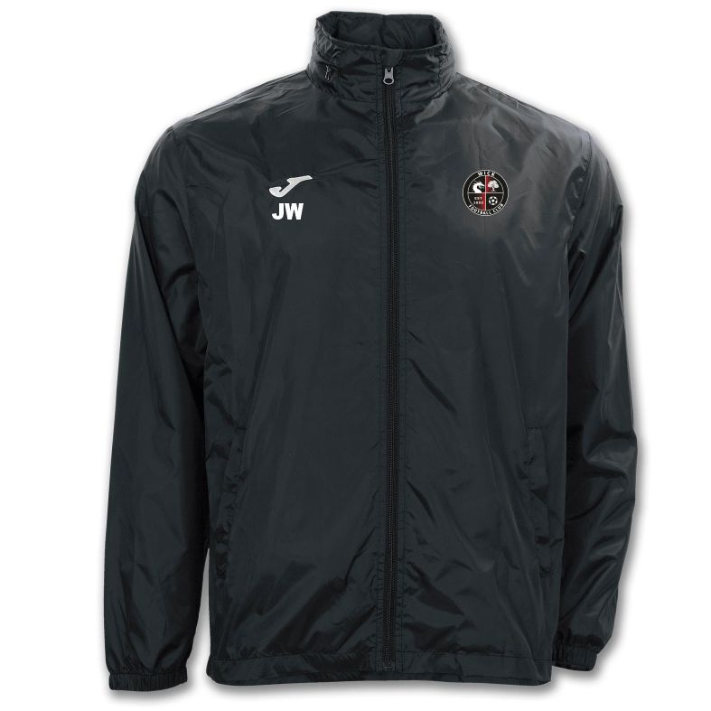 Wick FC U10s Rain Jacket (6XS, Initials)