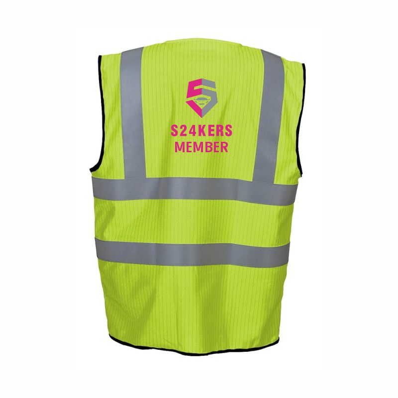 S24Kers Hi Viz Vest (XS, Pink)