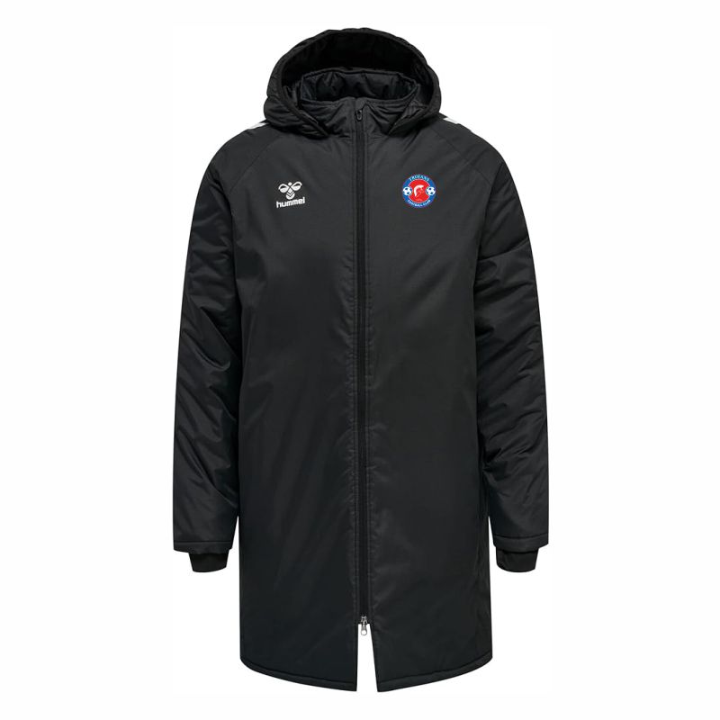 Barnham Trojans Coaches HMLCORE XK Bench Jacket (Small, Black, Initials)