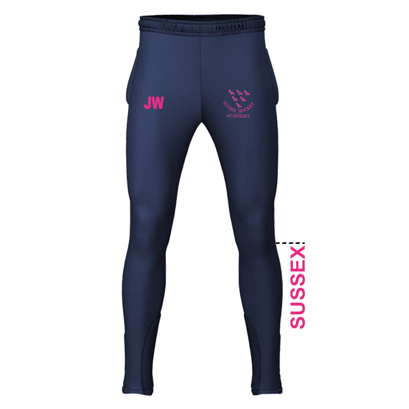 Sussex Hockey Slim Fit Trouser (Medium Youth, Initials)